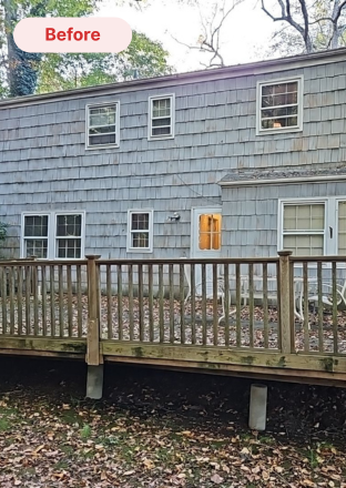 exterior of home needs repairs in huntington ny